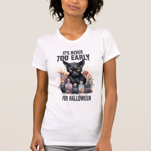 happy halloween cat T_Shirt