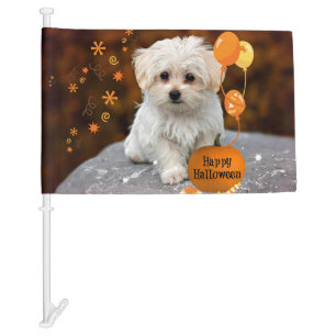 Happy Halloween Celebration Car Flag