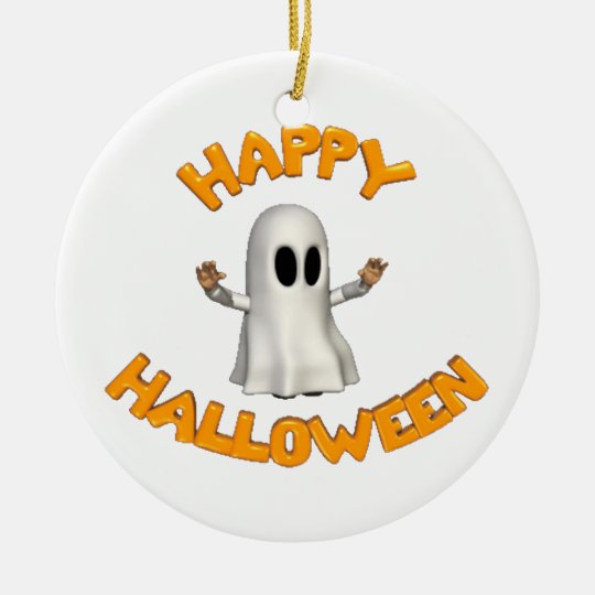 Happy Halloween - Ceramic Ornament