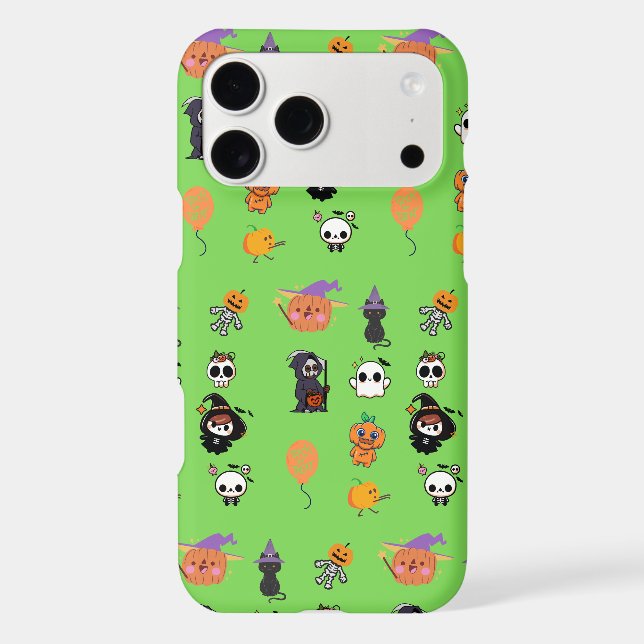 Happy halloween-chibi-cute Case-Mate iPhone case (Back)