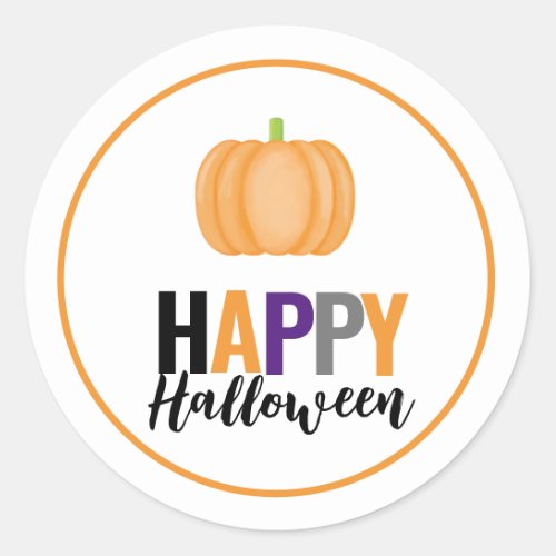 Happy Halloween Chic Stickers