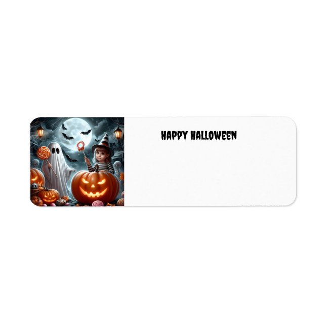 Happy Halloween Child Label (Front)