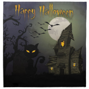 Happy Halloween Cloth Napkin