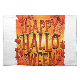 Happy Halloween Cloth Placemat