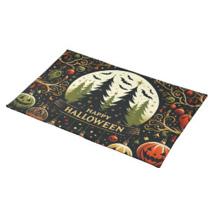 happy Halloween Cloth Placemat