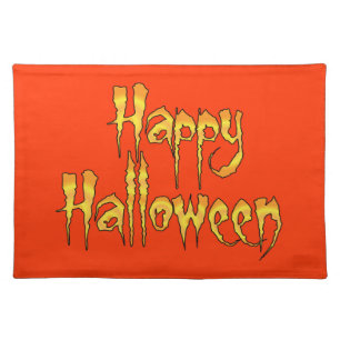Happy Halloween Cloth Placemat