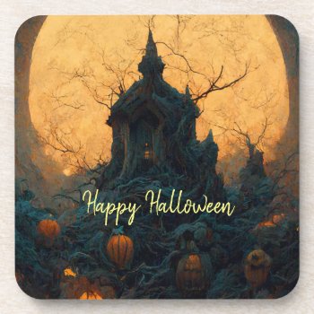 Happy Halloween Coaster by 85leobar85 at Zazzle