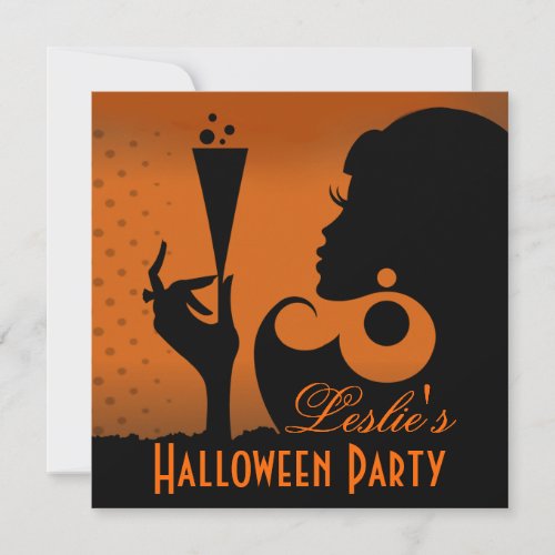 Happy Halloween Cocktail Party Invitation