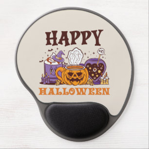Happy Halloween Coffee Brew Gel Mouse Pad
