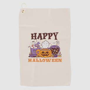 Happy Halloween Coffee Brew Golf Towel