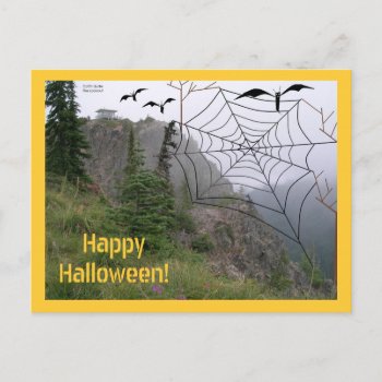 Happy Halloween  Coffin Butte Fire Lookout Postcard by ebroskie1234 at Zazzle