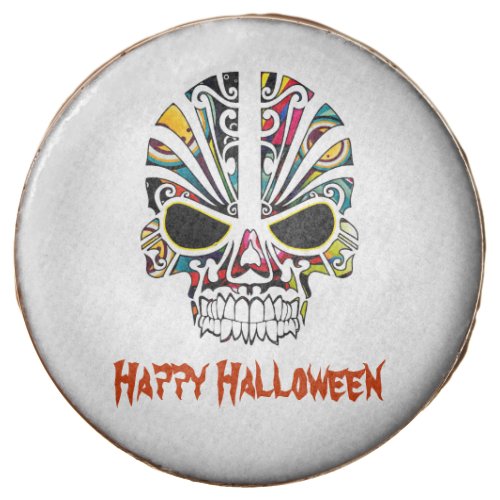 Happy Halloween_Colorful Scull 2 Chocolate Covered Oreo