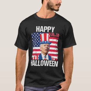 Happy Halloween Confused Joe Biden Funny Happy 4Th T-Shirt