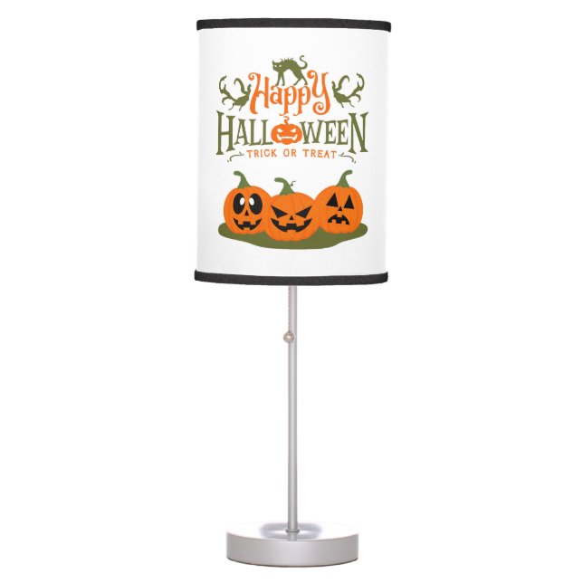 Happy Halloween - Cool Halloween Table Lamp (Front)