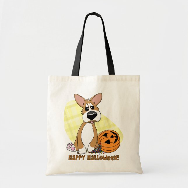Happy Halloween Corgi Bag (Front)