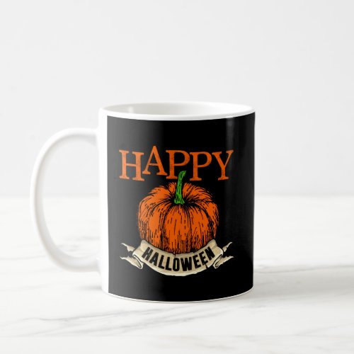 Happy Halloween Costume Cute Pumpkin Witch Scary F Coffee Mug