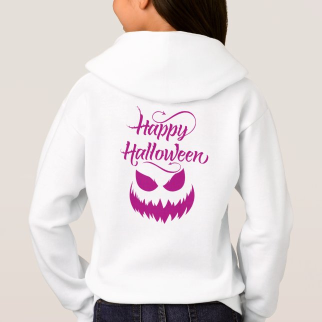 Happy Halloween Costume for girls Hoodie (Back)