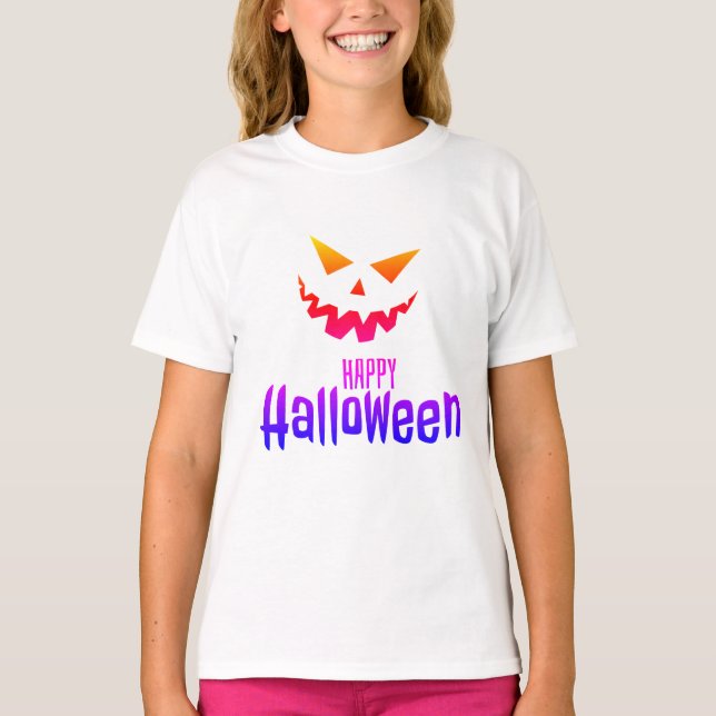  Happy Halloween Costume for girls   T-Shirt (Front)