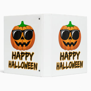 Happy Halloween Costume Funny Pumpkin Men Women Bo 3 Ring Binder