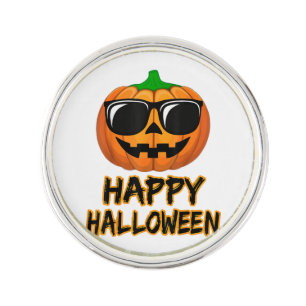 Happy Halloween Costume Funny Pumpkin Men Women Bo Lapel Pin