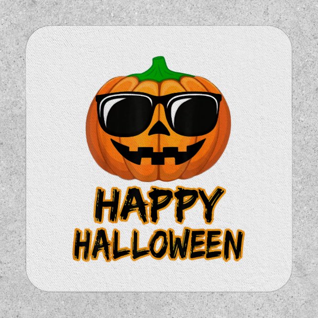 Happy Halloween Costume Funny Pumpkin Patch (Front)