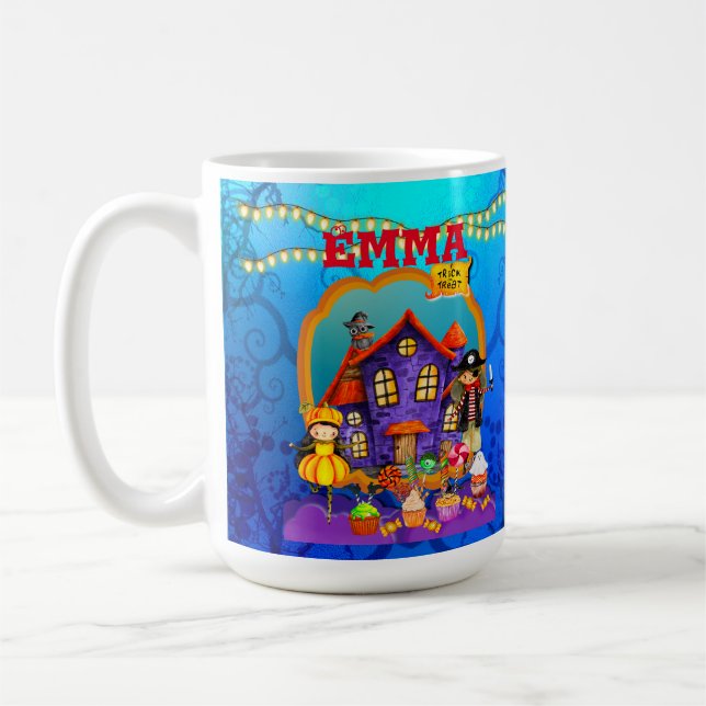 Happy Halloween Costume kids Party Celebration Coffee Mug (Left)