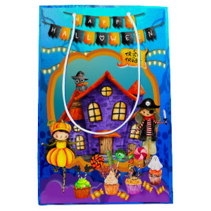 Happy Halloween Costume kids Party Celebration Medium Gift Bag