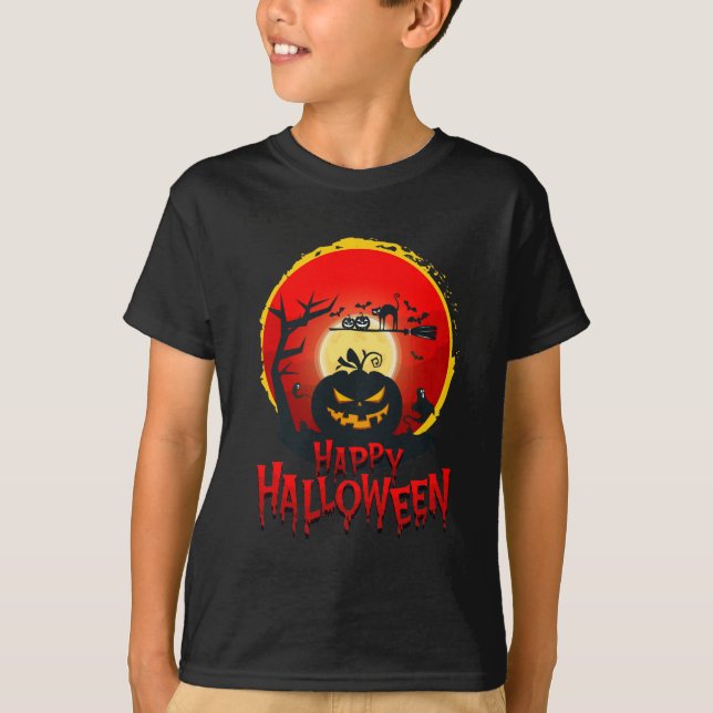 Happy Halloween Costume T-Shirt (Front)
