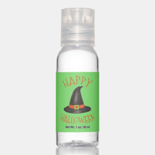 Happy Halloween Costume Trick or Treat Witch Hat Hand Sanitizer
