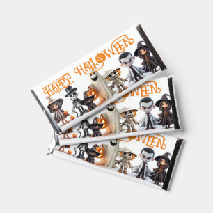  HAPPY HALLOWEEN, COSTUMED CHARACTERS HERSHEY BAR FAVORS