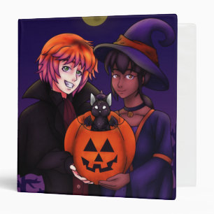 Happy Halloween Costumes 3 Ring Binder
