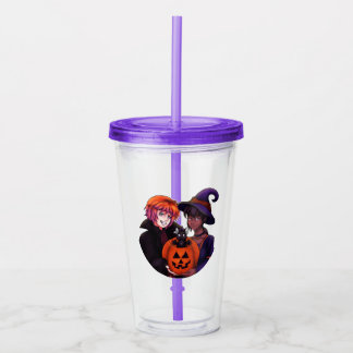 Happy Halloween Costumes Acrylic Tumbler