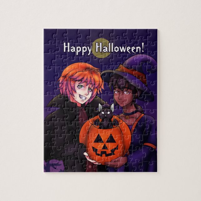 Happy Halloween Costumes Jigsaw Puzzle (Vertical)