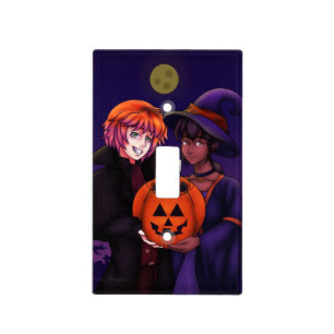 Happy Halloween Costumes Light Switch Cover