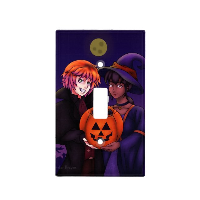 Happy Halloween Costumes Light Switch Cover (Front)