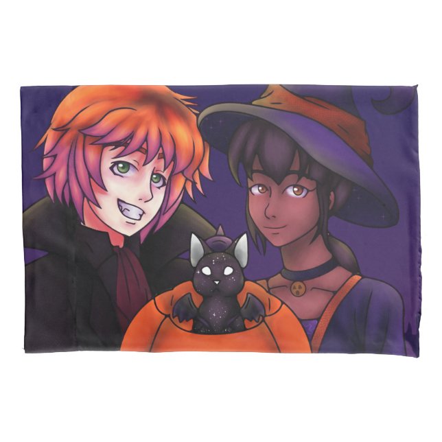 Happy Halloween Costumes Pillow Case (Front)