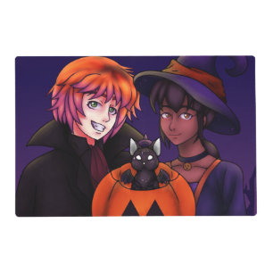 Happy Halloween Costumes Placemat