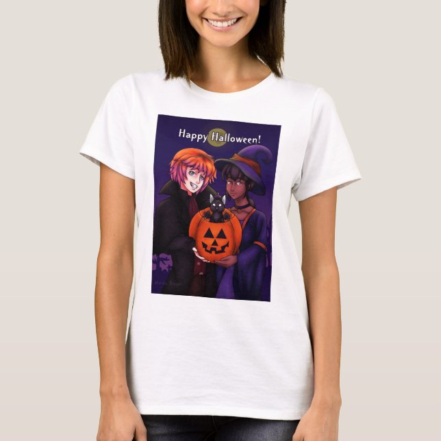 Happy Halloween Costumes T-Shirt (Front)