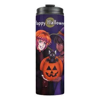 Happy Halloween Costumes Thermal Tumbler