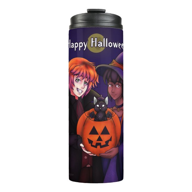 Happy Halloween Costumes Thermal Tumbler (Front)