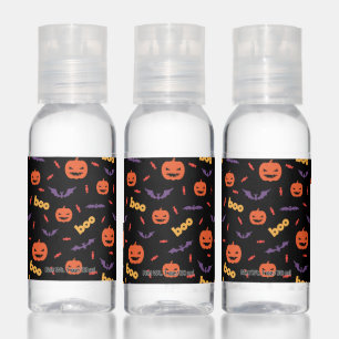 Happy Halloween   Cute Boo Pattern Hand Sanitizer