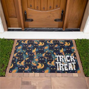 Happy halloween cute doormat