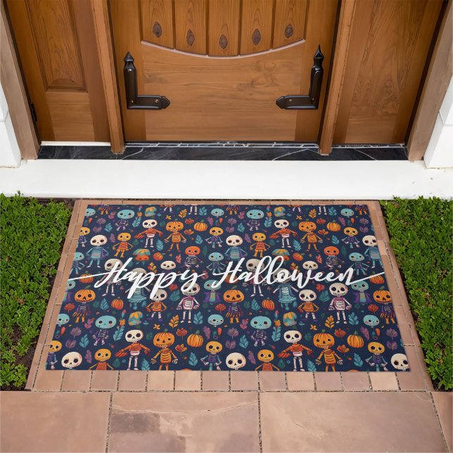 Happy halloween cute doormat (Outdoor)