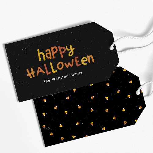 Happy Halloween cute fun personalized Gift Tags