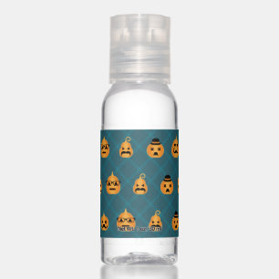 Happy Halloween   Cute Hipster Pumpkin Plaid Hand Sanitizer