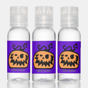 Happy Halloween Cute Jack O Lantern Face Hand Sanitizer