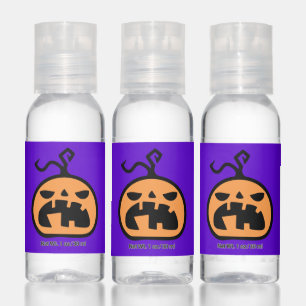Happy Halloween Cute Jack O Lantern Face Hand Sanitizer