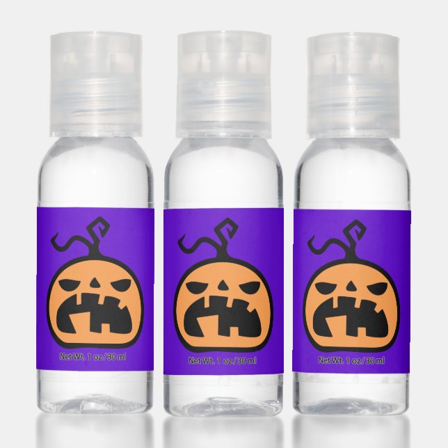 Happy Halloween | Cute Jack O Lantern Face Hand Sanitizer (Set)