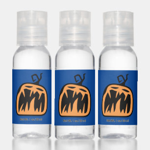 Happy Halloween   Cute Jack O Lantern Face Hand Sanitizer