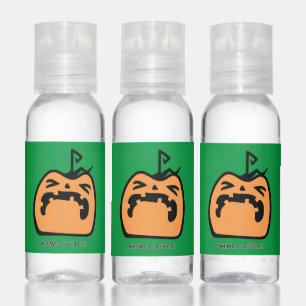 Happy Halloween   Cute Jack O Lantern Face Hand Sanitizer